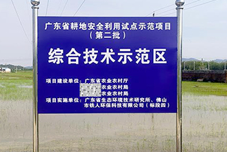 广东省耕地安全利用试点示范项目